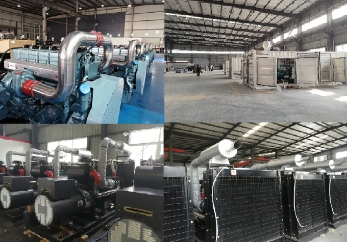 produção combinada 0 do CHP do biogás 300kW